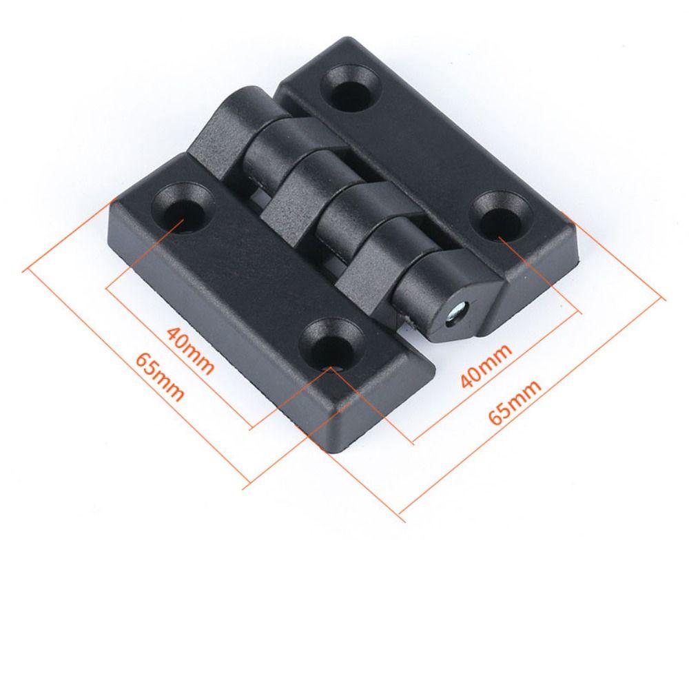 Профессиональная фурнитура для дверных петель из АБС-пластика, черная петля для дверцы шкафа, прочные износостойкие небольшие петли для мебели