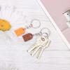 2 шт. Модные разделяемые ювелирные подарки Брелоки-конструкторы для пар и друзей Кольцо для ключей Пряжка для ключей Подвеска-сердце