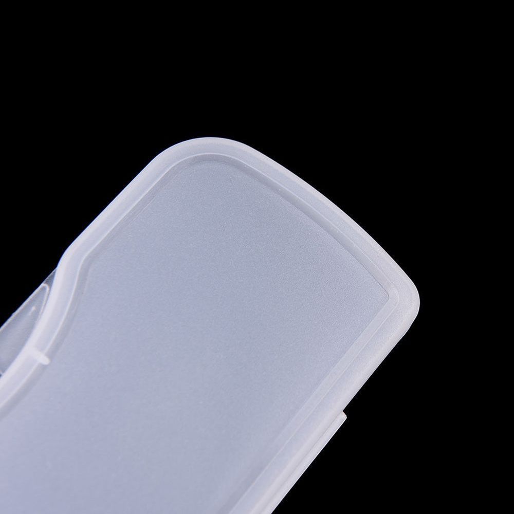 Portable Matte Transparent White Glasses Case Hard Box Eyewear Accessories Clip