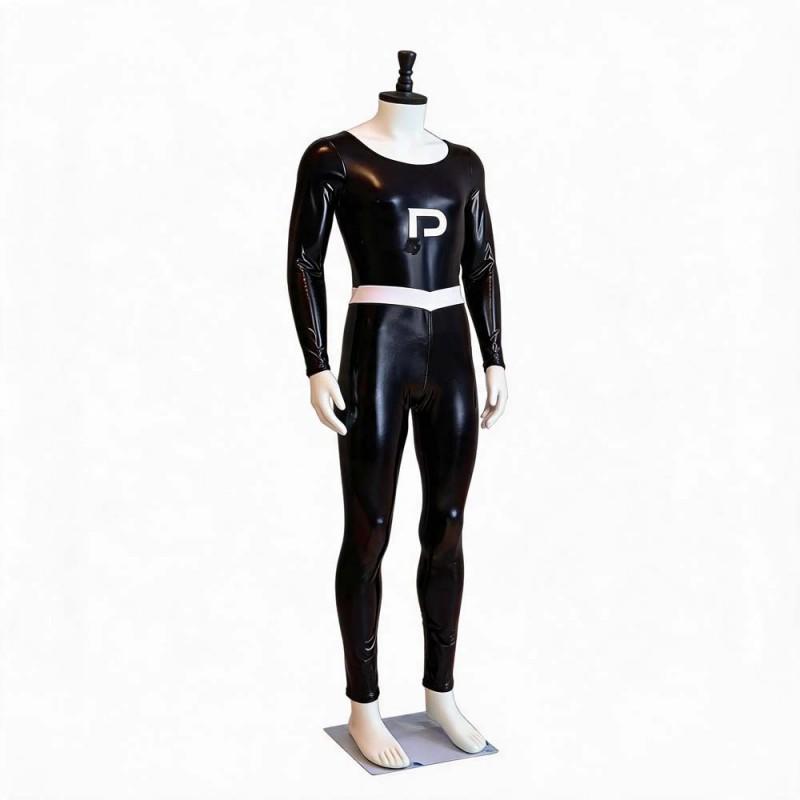 Danny Phantom Cosplay Costume Black Jumpsuit Halloween Party Outfit Role Play