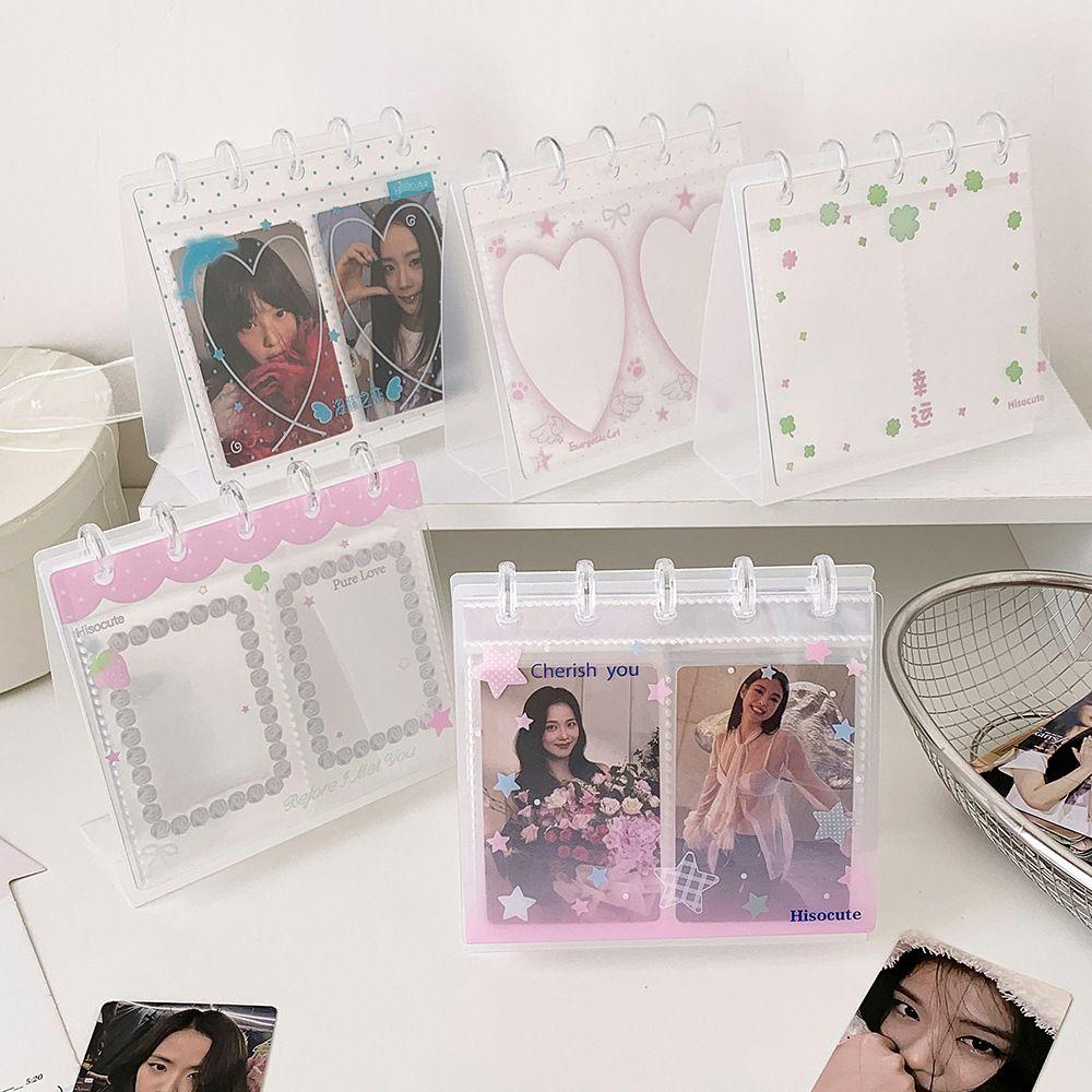 3 Inch Photocards Holder Loose Leaf Bill Storage Booklet New Photo Album
