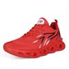 Autumn New Versatile Trend Fashion Casual Shoes Four-color Large-size Flame Breathable Heightening Mesh Sneakers