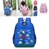 Stylish Boys Girls Cartoon Backpack Breathable Lightweight Oxford Fabric Bag