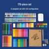 Deli 179-Piece Kids' Deluxe Art Set Gift Box