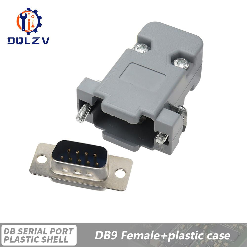 DB15 DB25 DB9 DB37 Параллельный Последовательный Порт Female/Male Паяный Разъем+Пластиковая Сборная Оболочка 37 9 15PIN VGA Адаптер