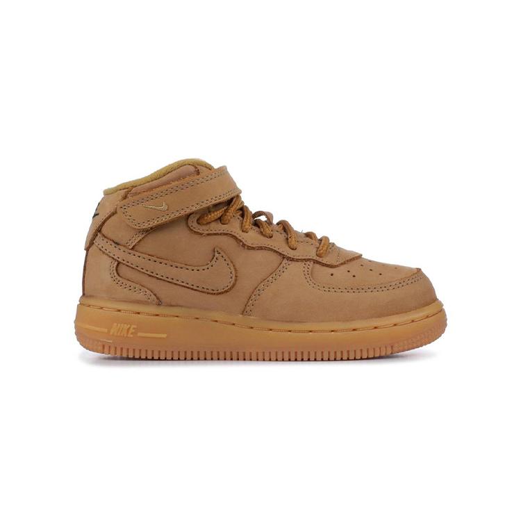 Nike Кроссовки Air Force 1 Mid для малышей, цвет Пшеничный, для младенцев и малышей AH0757-203