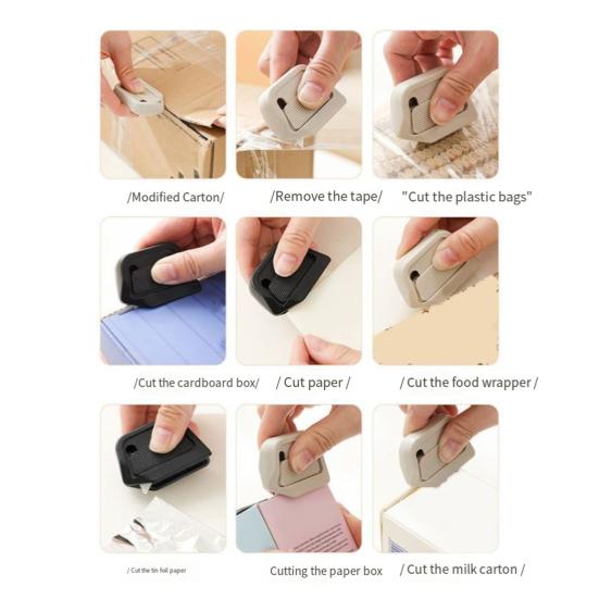 Магнитный складной нож с керамическим лезвием, карманный, с прямоугольными канавками, нож для открывания коробок, портативный складной режущий инструмент