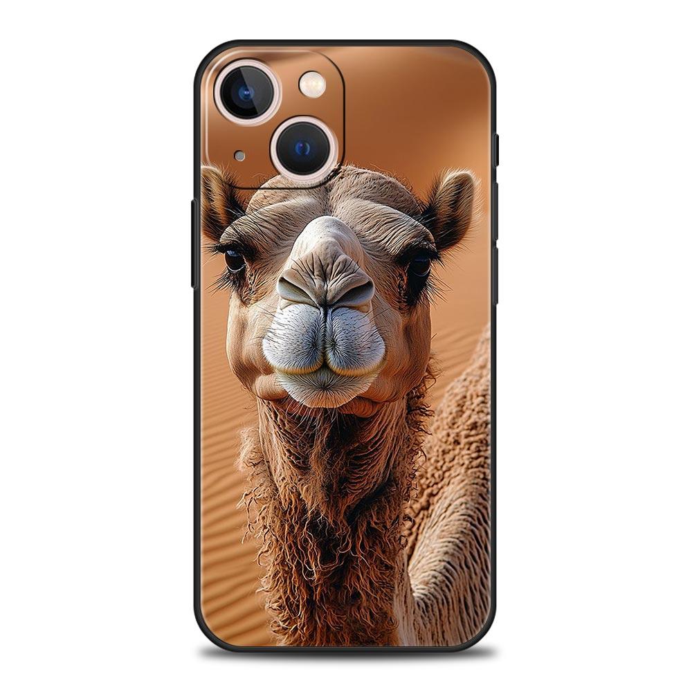 Animal Camel Phone Case Cover for iPhone 17 16 15 14 13 12 11 Pro Max 17 Air Plus Shockproof Soft TPU Shell Fundas Capas Coque