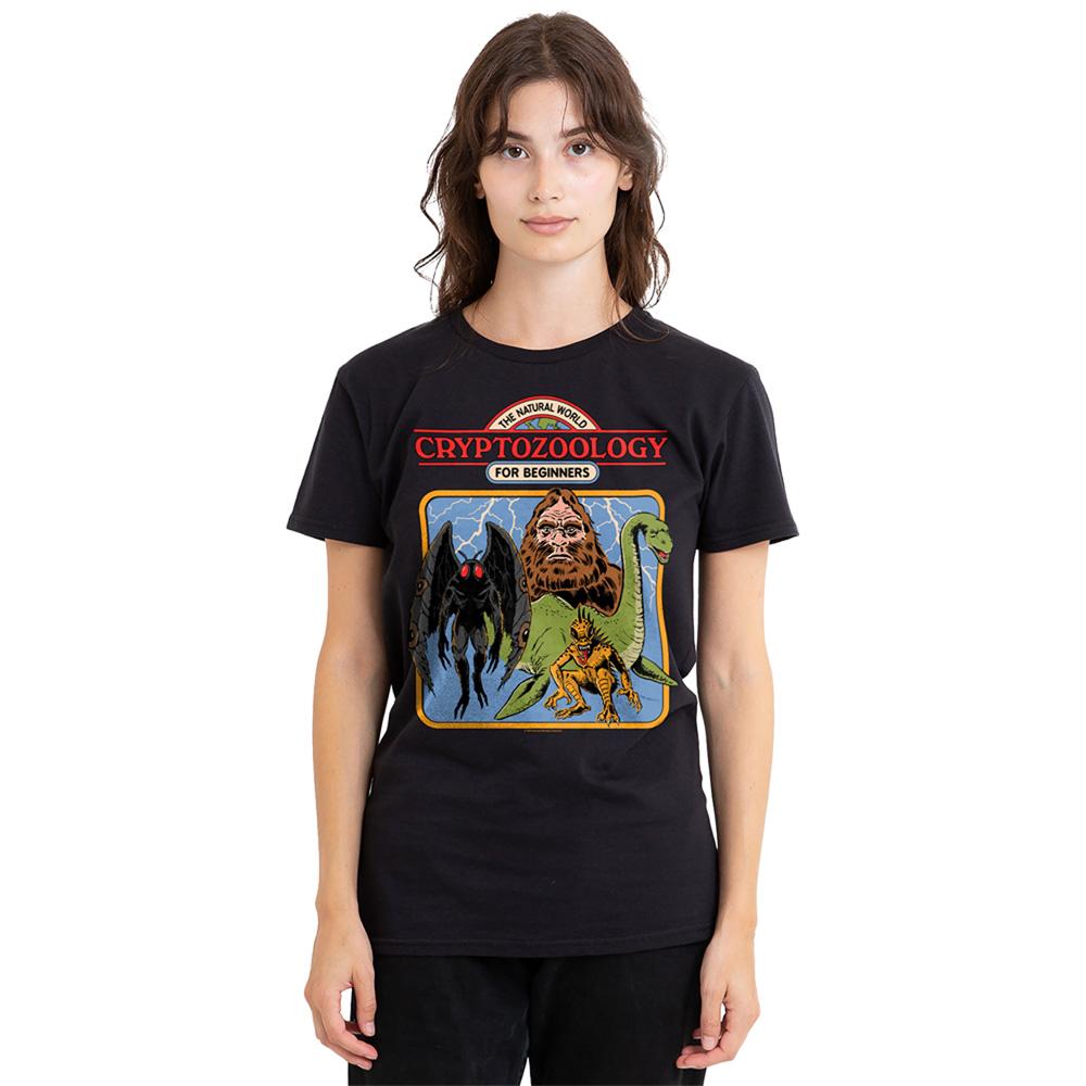 Steven Rhodes Womens/Ladies Cryptozoology For Beginners T-Shirt