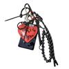 PU Leather Lovely Heart Shaped Keyring Ins Bag Charms Exquisite Car Keychain  Party