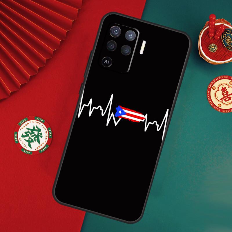 Puerto Rico Flag Case For Oppo A15 A17 A57 A6 A5 Pro A54 A74 A94 A16 A76 A96 A40 A60 A80 A18 A38 A58 A78 A98