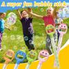 32-hole Bubble Wand Toy With Smiy Face. Five-claw Buble Wand For Children To Blow Bbbles
