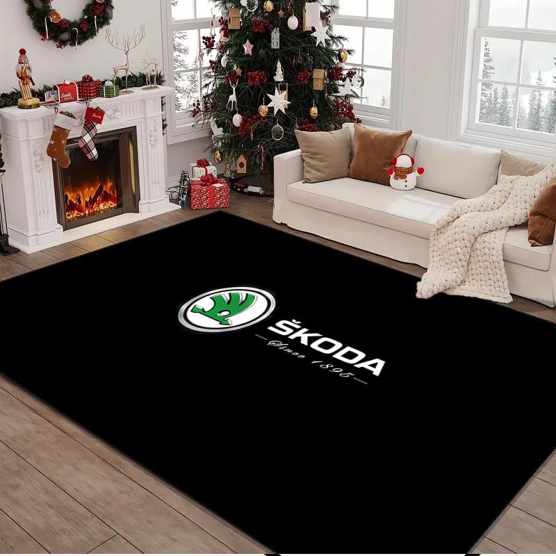 SKODA Rug Area rug for Livingroom, Bedroom, Palyroom, Chair Rug, Office Rug, Floor mat, Large Size Fan Christmas Birthday gift