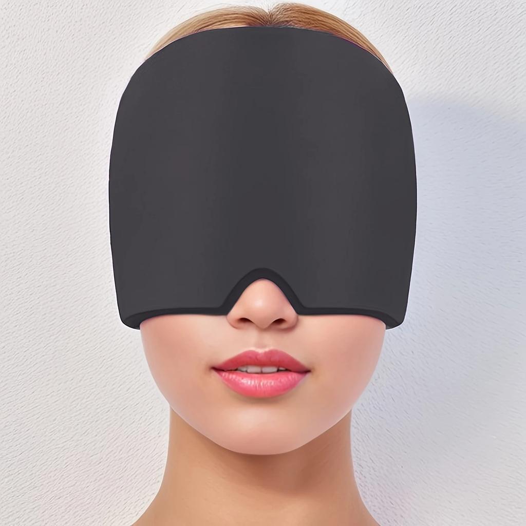 Шапочка для облегчения мигрени Гелевая охлаждающая маска для глаз Охлаждающий гель для облегчения головной боли с горячим/холодным гелем Многоразовый пакет со льдом для снятия стресса