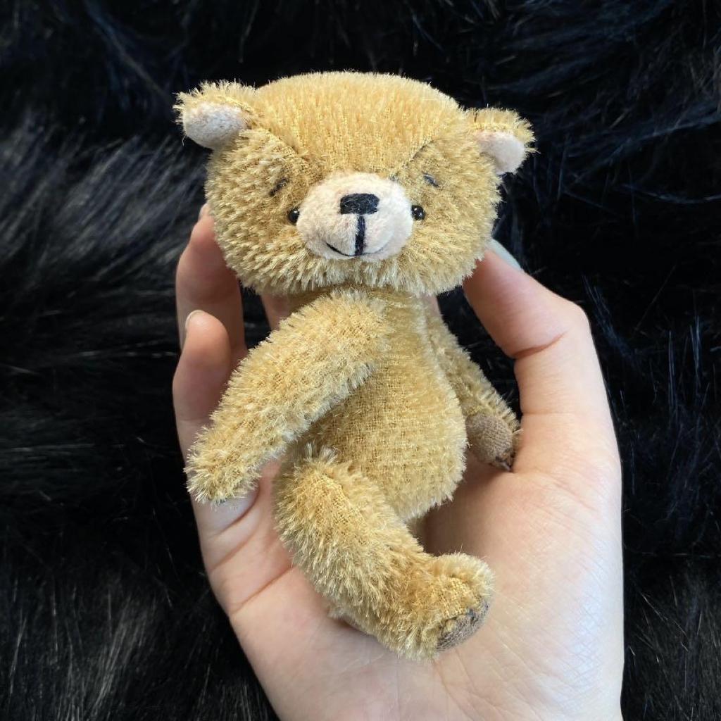 [USED] Fluffy Bear Plush Toy Teddy Bear Handmade by Overseas Artists