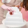 4 шт. Белый пенопластовый макет торта Кубическая форма Легкий DIY Декоративный инструмент для демонстрации свадебного торта Инструмент для тренировки Выпечка