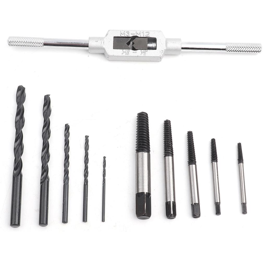 Bolt Extractor Damaged Screw Extractor Broken Screw Drill Bits and Extractor Set Bolts Fastners Taken Out Removal Tool