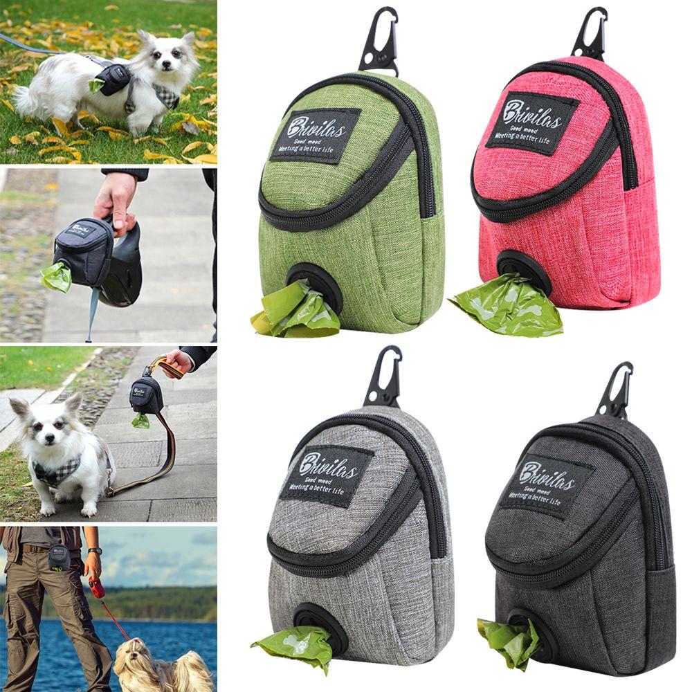 Waste Bags Portable Dog Poop Bag Holder Dog Treat Pouch Pet Waste Bag Dispenser Dog Training Bag