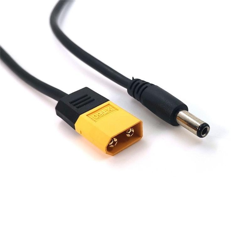 Шнур адаптера питания для паяльника TS100, разъем XT60 male на 5.5x2.5mm male, кабель-переходник 5525
