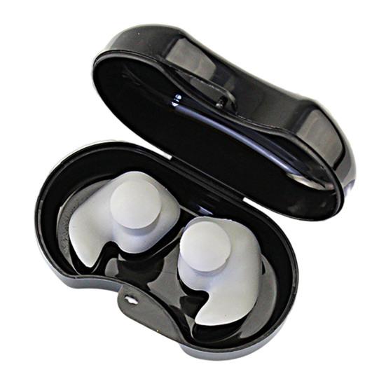 1 Pair Bath Earplugs Easy To Wear Professional Non-slip Perfect Fitting Soft Assisted Swimming Comfortable Swimming Earplugs