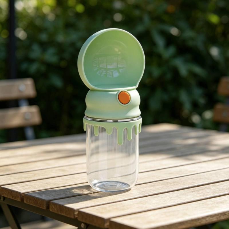 Multifunctional Portable Pet Water Bottle for Outdoor Drinking Dog Dispenser with Large Mouth for Hiking