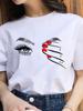 Women Fashion 2022 Cartoon Shirt Print Summer T-Shirts Female Sexy T-Shirt Aesthetic Clothes Summer Tops Trend Graphic T Top