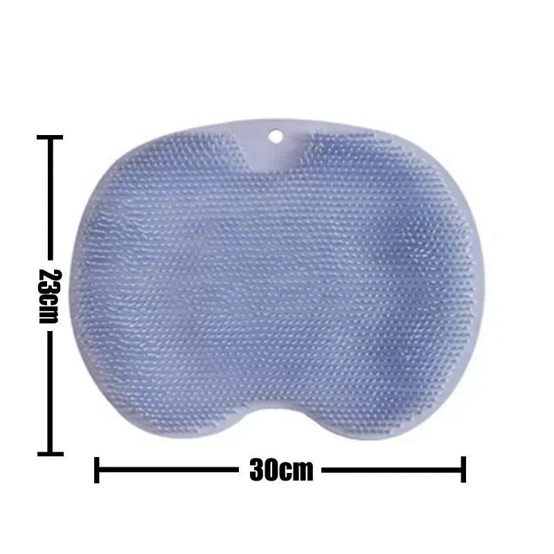 Exfoliating Foot Brush and Back Scrubber Anti-Slip Suction Cup - Deep Cleansing and Exfoliating Tool for Body Dirt Removal