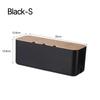 Plastic Wire Junction Board Hide Wires Desk Cable Computer Organizer Box Durable Storage Box
