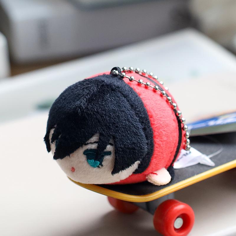 6Cm Blue Lock Plush Keychains Cute Anime Pendants Bag Key Ring Key Chain Isagi Yoichi Nagi Seishiro Itoshi Rin Stuffed Doll Toys