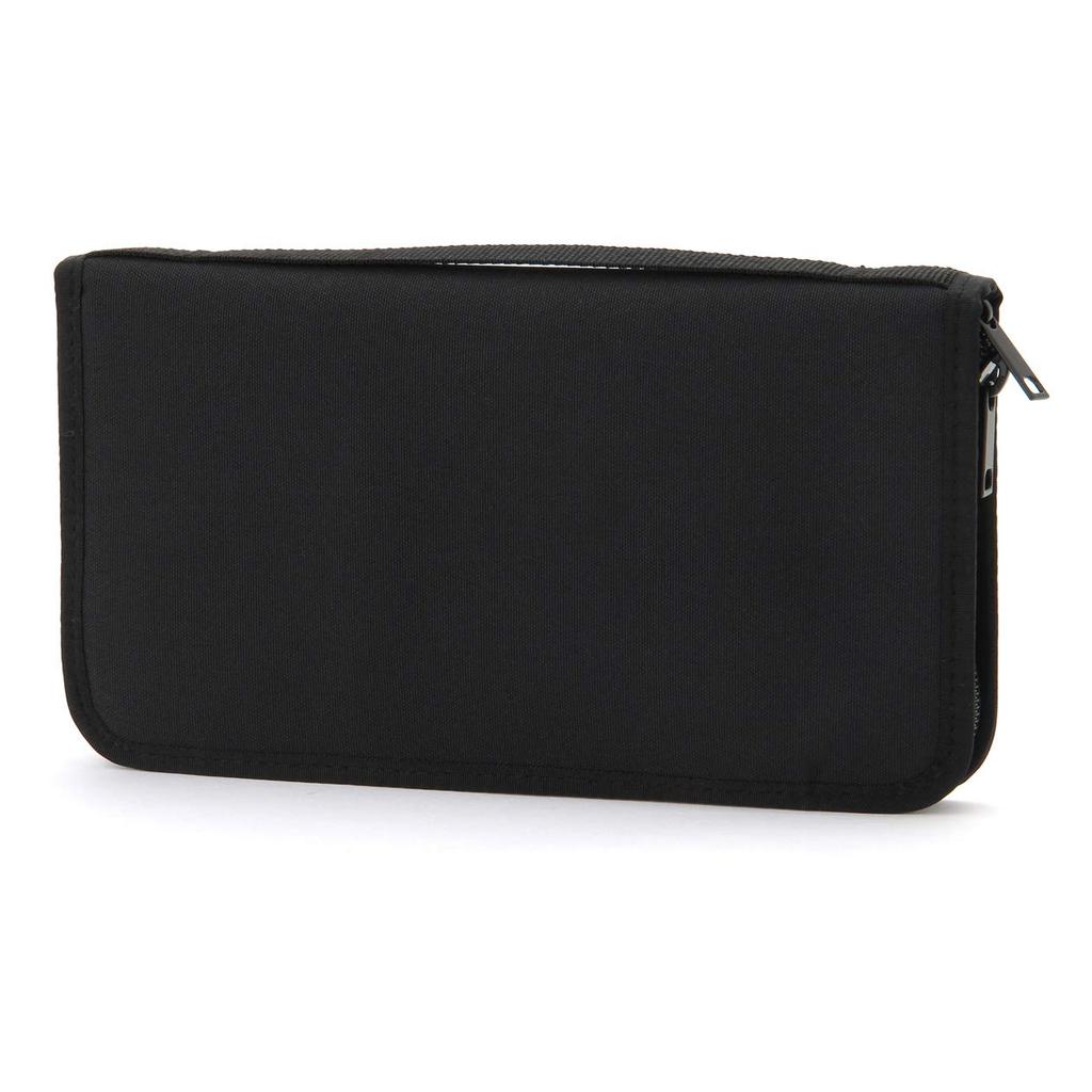 MUJI Чехол для паспорта из полиэстера с прозрачными карманами x 13 x Товар 38743668, Черный, Прибл.. 23,5 2,5 см, Номер