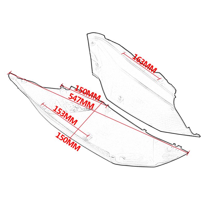 XADV750 X-ADV750 Rear Seat Side Panel Cover Frame Guard Fairing Cowl Protection For Honda X-ADV XADV 750 V1 2017 2018 2019 2020
