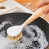Nordic Wind Kitchen Wash Tool Pot Pan Dish Bowl Wooden Brush Scrubber Cleaning Cleaner Household Cleaning Brush