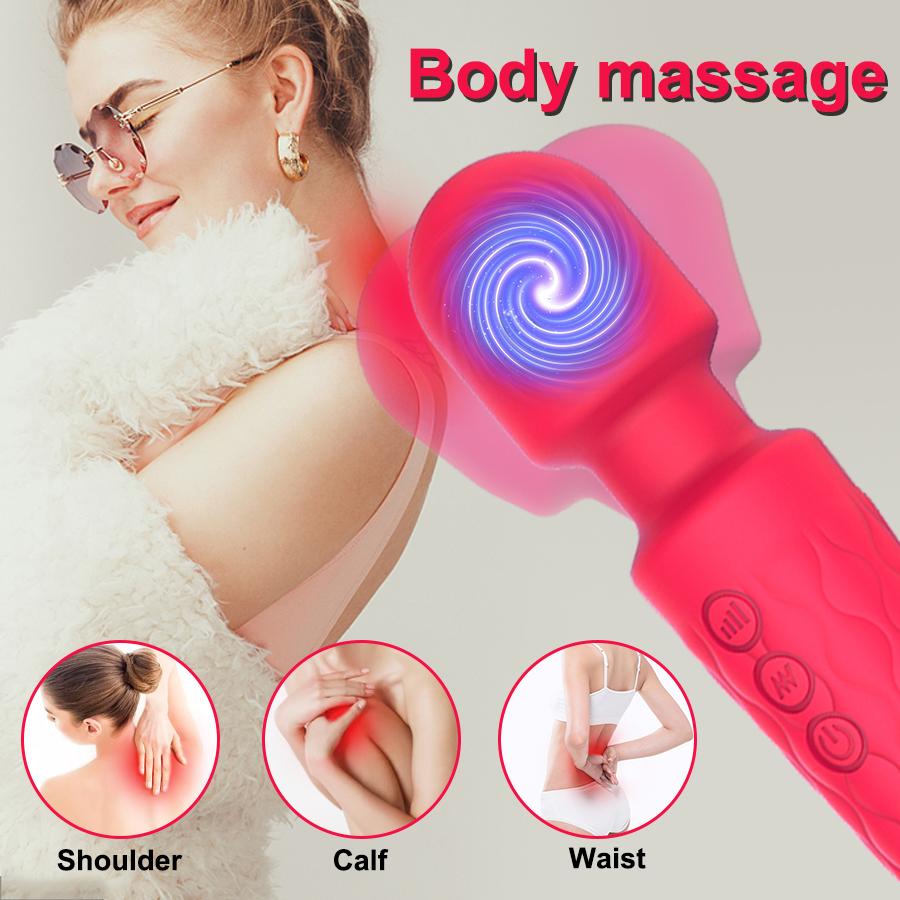 20 Speed Powerful Clitoris Vibrator for Women AV Magic Wand G-Spot Massager Clit Stimulator Female Masturbator Adults Sex Toys
