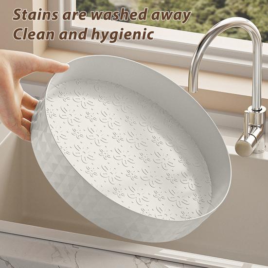 Lazy Susan Organizer Turntable Transparent Multi-Purpose Countertop Spice Rack Cosmetic