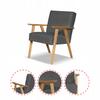 Fotel PRL zestaw retro vintage SOLER Family Meble szary welur Hunter