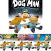 Adorable Dog Man Plush Toy Soft And Cozy Animal Figurine For Collectors And Kids