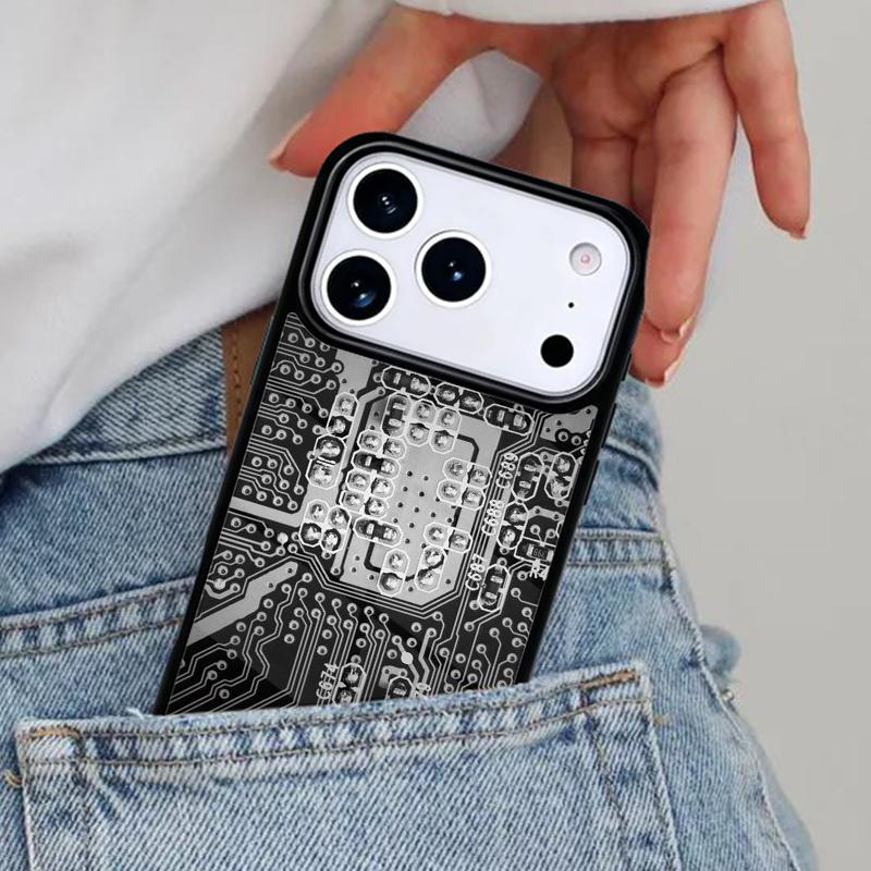 Чехол для телефона со встроенной печатной платой для iPhone 17ProMax 12 13 14 15 16e 17 Pro Max Plus Air Cover