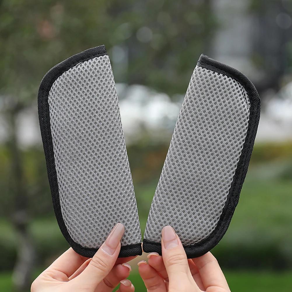 1 пара автомобильных ремней безопасности, защита плеч, дышащая сетчатая накладка, чехол для ремня безопасности для детей, аксессуары для салона автомобиля, четыре сезона