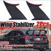 2 шт. автомобильный спойлер на задний багажник, подставка для крыла Stiffi, спойлер на крыло, поддержка стабилизатора для subaru STI 2015-18