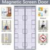 Air Conditioning Door Curtain Anti-cold Heat Insulation Anti-mosquito Magnetic Room Kitchen Hall Self-absorbing Door Curtain