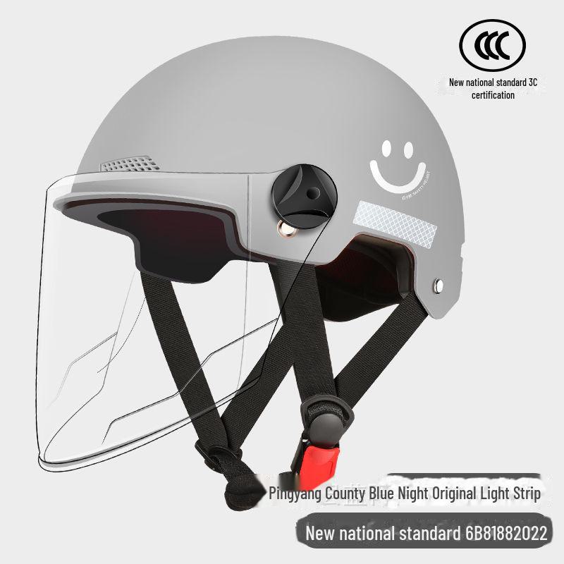 All-Season Electric Bike & Motorcycle Helmet, 3C Certified, Free Shipping, Unisex
