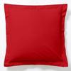 Pillowcase - SERENA - 65x65 Cm - Red - 100% Cotton - Washable At 40°