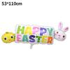 Aluminum Film Balloon Easter Egg Rabbit Chick Modeling Easter Party Decoration Arrangement Special-Shaped Balloon