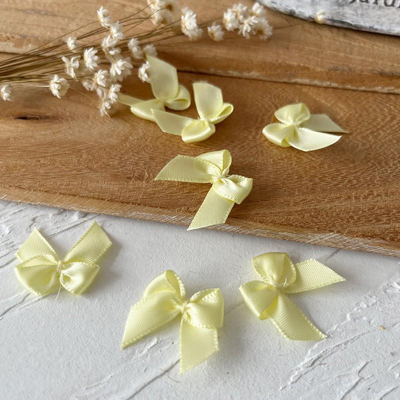 Ручной бант из ленты шириной 2,5 см для DIY одежды и аксессуаров для волос, держателей для открыток и украшений