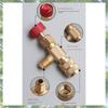 Премиум-R22 R410 Клапан кондиционера 1/4 дюйма Заправочный штуцер Клапан хладагента A/C Ремонт кондиционера и фторидный безопасный адаптер Прочный