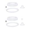 Set of 3/4pcs Water Bottle Silicone Sealing Gasket Replacement for Thermoflask 64oz Insulated Stainless Steel Cup Lid