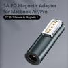 Магнитный адаптер 5A PD DC5521 Female to Magnetic Adapter для зарядки Apple Macbook Air/Pro Магнитный адаптер-конвертер