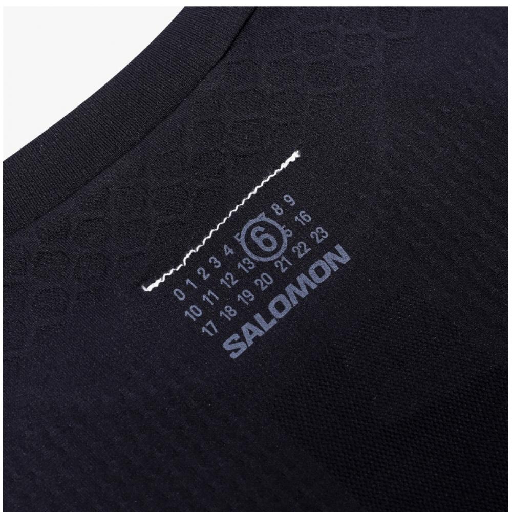 MaiSon Margiela Sh0gc0052 M20101 900 Mm6xSalomon Обувь Печать Мужская Футболка с Длинным Рукавом