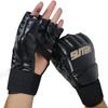 1 Pcs PU Material Split Finger Boxing Gloves Sandbag Half Finger Exposed Gloves Palm Breathable Leather Split Finger