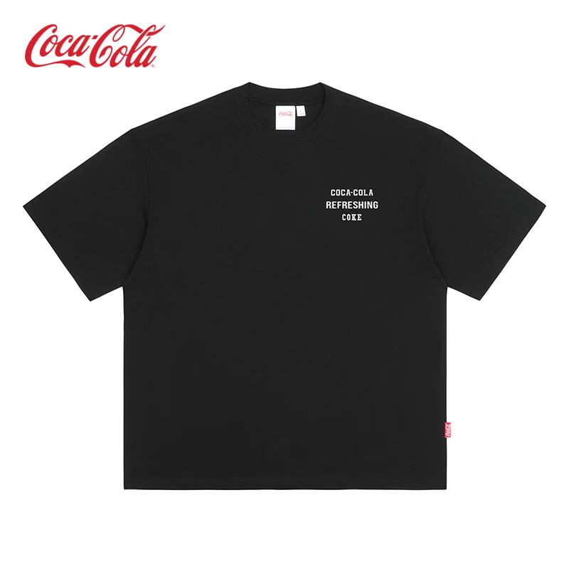 Мужская футболка Coca-Cola 2026 Summer с принтом в стиле distressed, с коротким рукавом